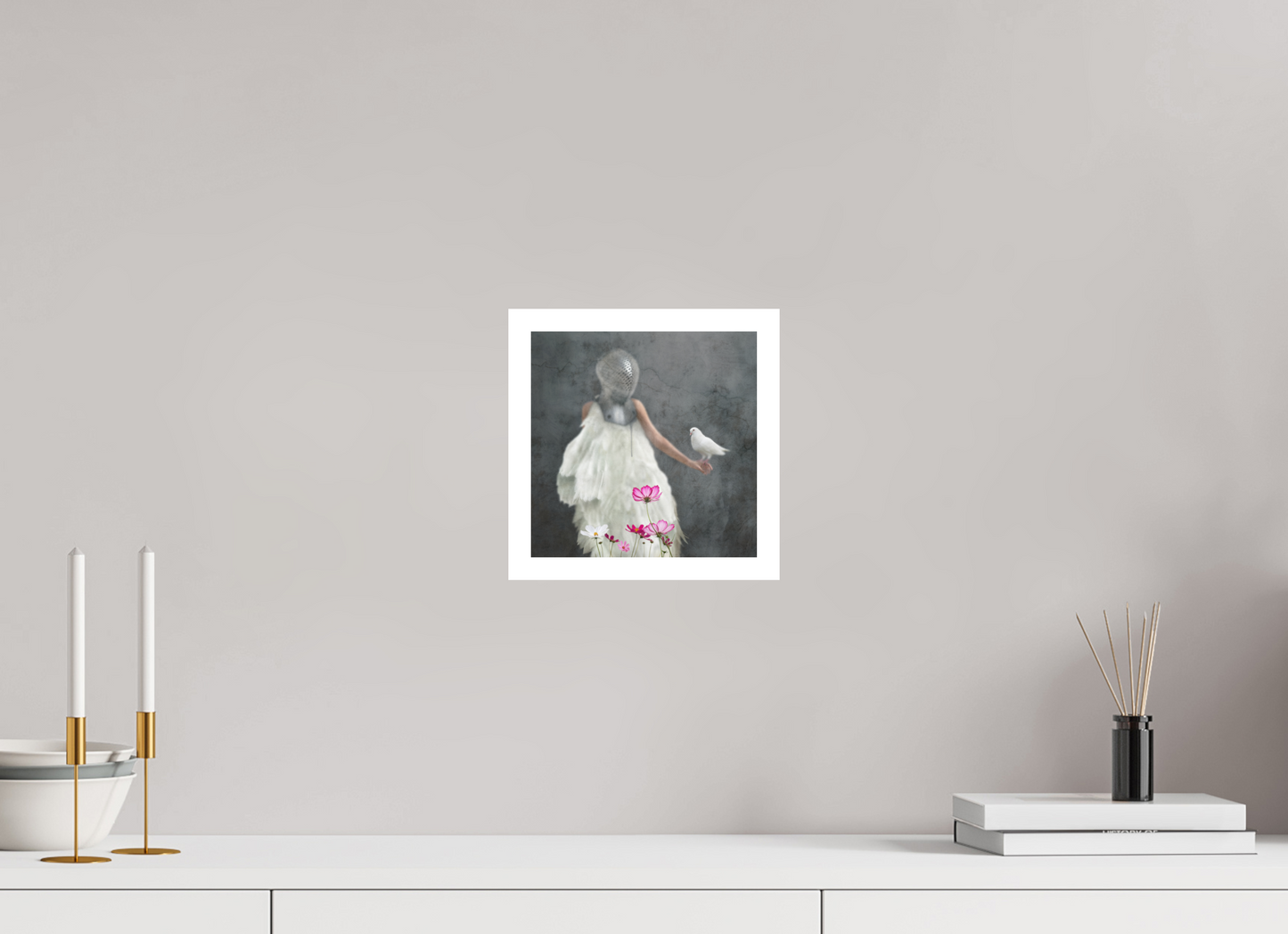 20 x 20 cm, Fine Art Print Surrender