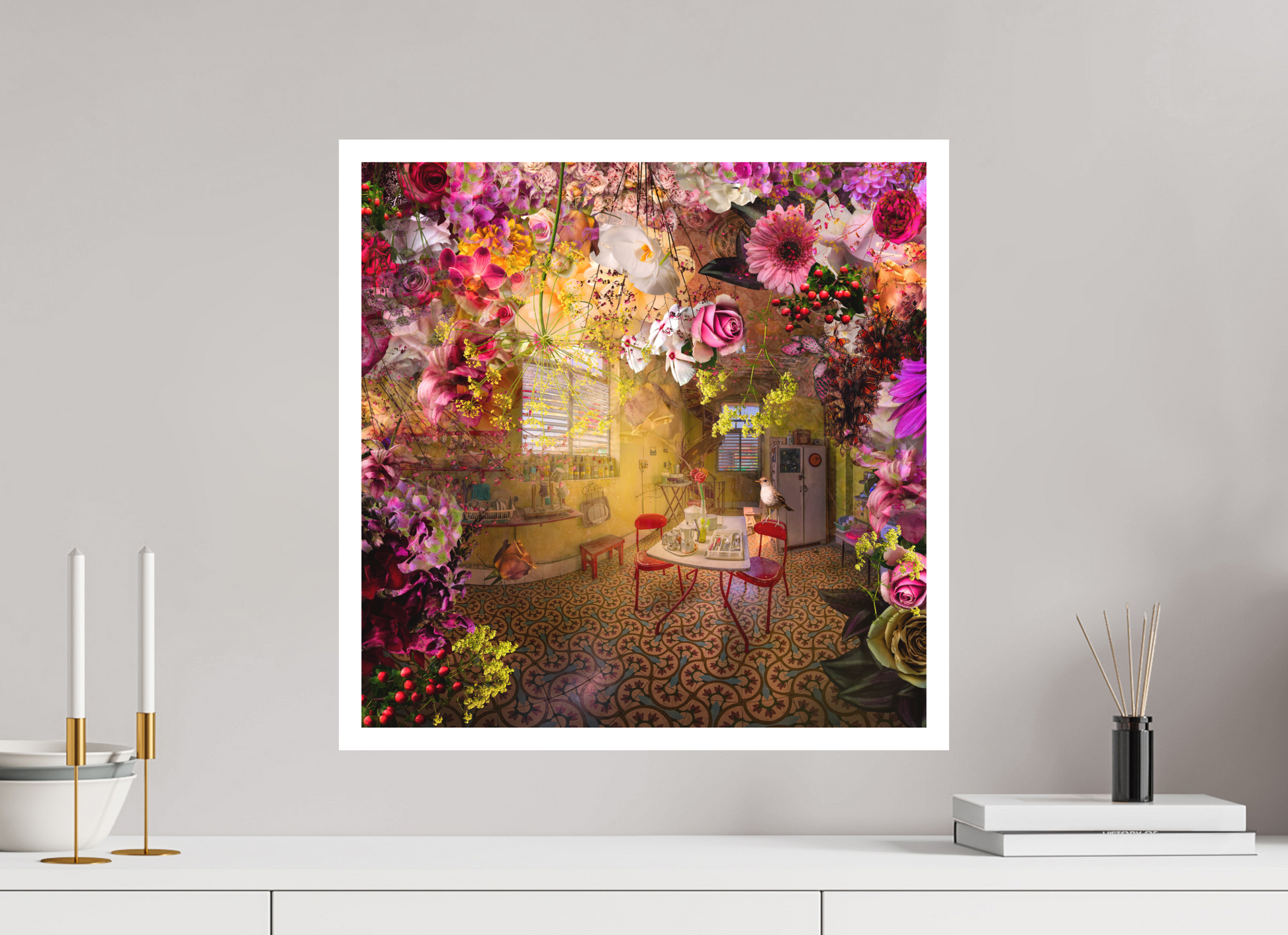 50 x 50 cm, Fine Art Print Early Bird