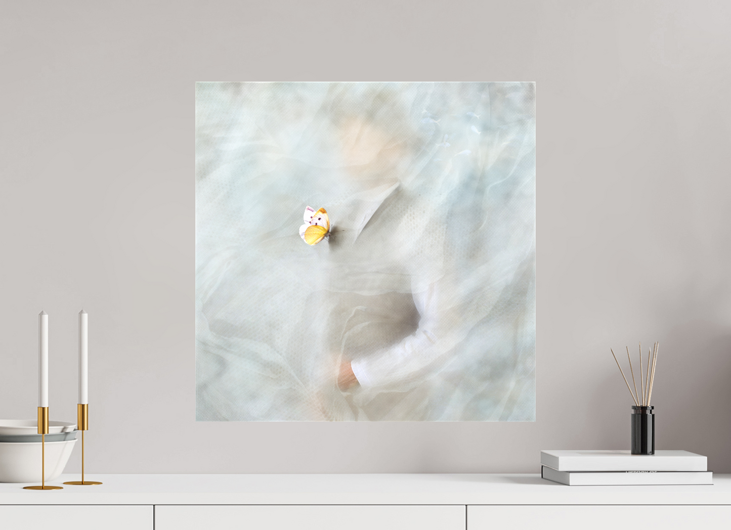 50 x 50 cm, Textil auf Keilrahmen Revelation